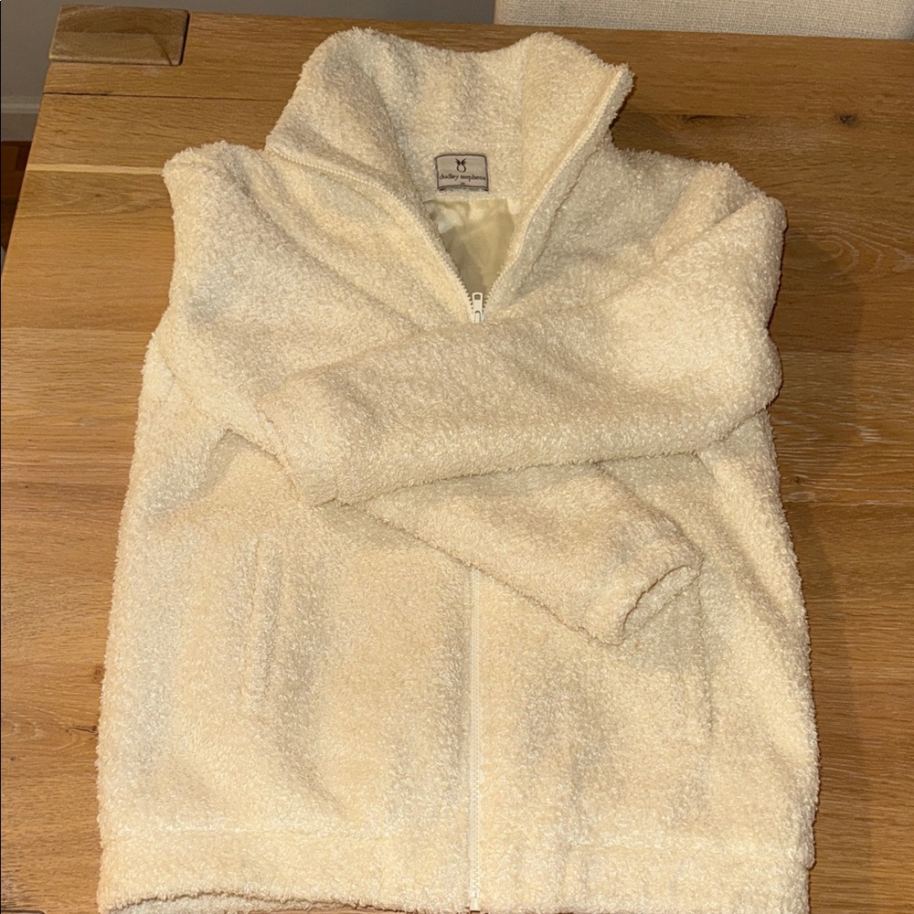 Dudley Stephens Cream Brooklyn Bomber Medium